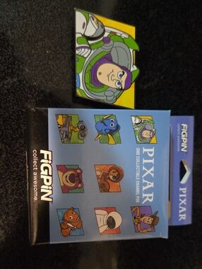 FigPin Pixar Buzz Lightyear Green & Purple Enamel Pin